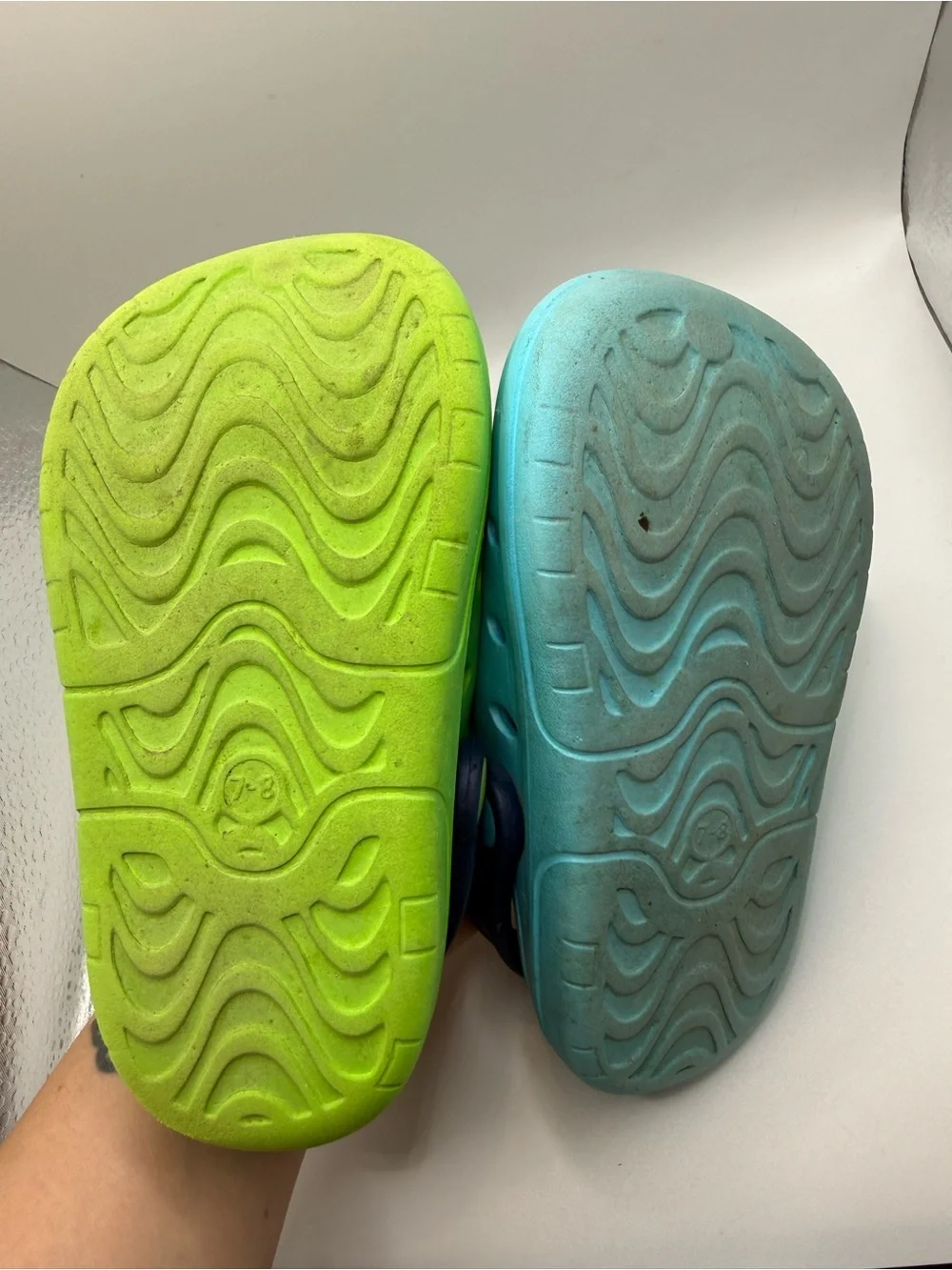 Monsters inc- Mike and Sully clog style shoes